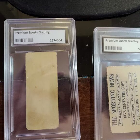 2X Graded Babe Ruth 1916 M101-1 #151 + 1924 Willards Choc. custom Baseball cards - Picture 2 of 2